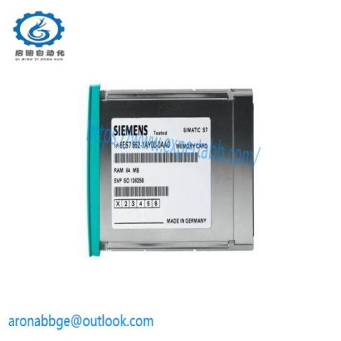 Siemens 6ES7952-0KH00-0AA0 RAM Memory Card for S7-400 Series, Long Version, 4 MB