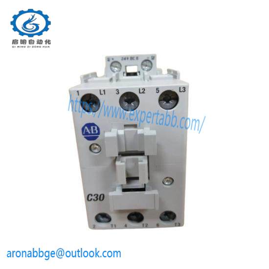 100-c30e_00_iec_30_a_contactor_1.jpg ABB 100-C30E*00 IEC 30A Contactor, Industrial Control Solutions