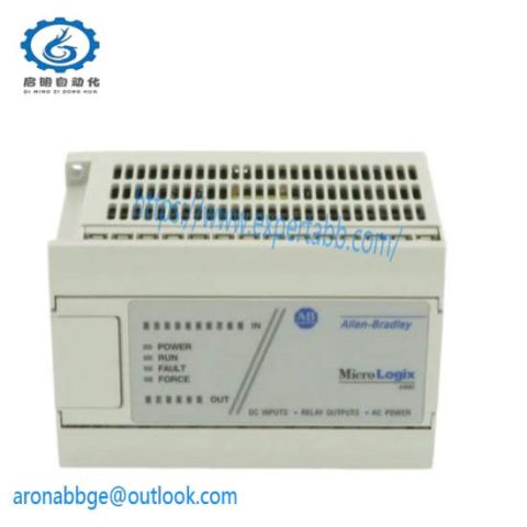 Rockwell Automation 1761-L16BWA MicroLogix 1000 Controller, 120/240VAC, 10-In-24VDC/6-Out-Relays