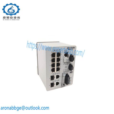 AB Electronics 1783-BMS10CA 8 Copper 10/100 Ports, for Industrial Automation & Networking