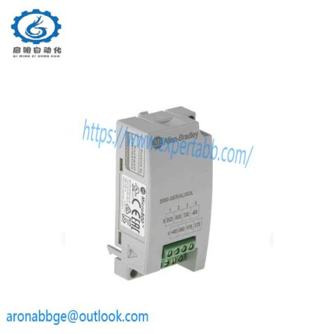 AB 2080 SERIALISOL Micro800 Isolated Serial Port Plug-In Module, Designed for Industrial Automation Solutions