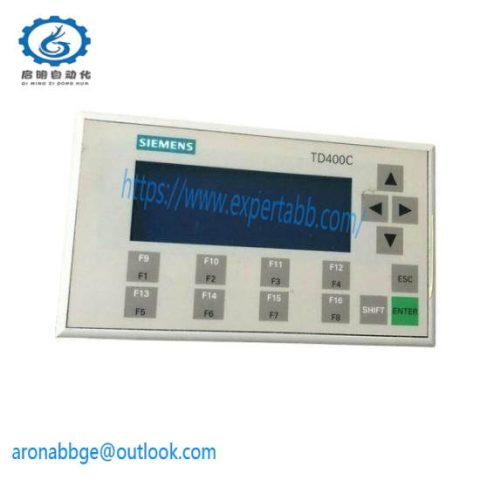SIEMENS SIMATIC TD400C Operator Panel, 6AV6640-0AA00-0AX1