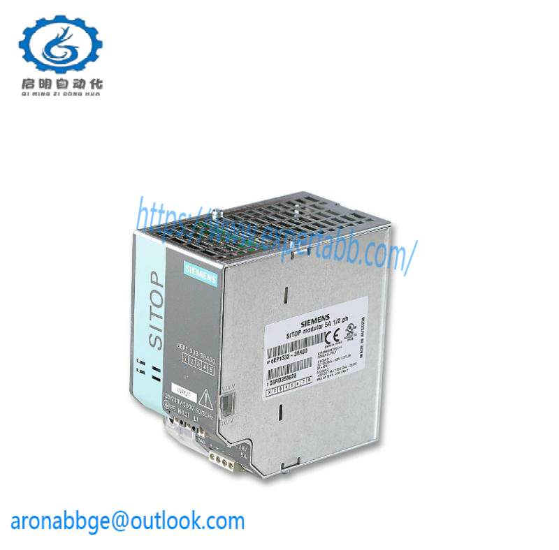 6ep1_334-3ba00_siemens_sitop_power_supply.jpg SIEMENS 6EP1 334-3BA00 SITOP Power Supply - High-Performance, Reliable DC Power Solution