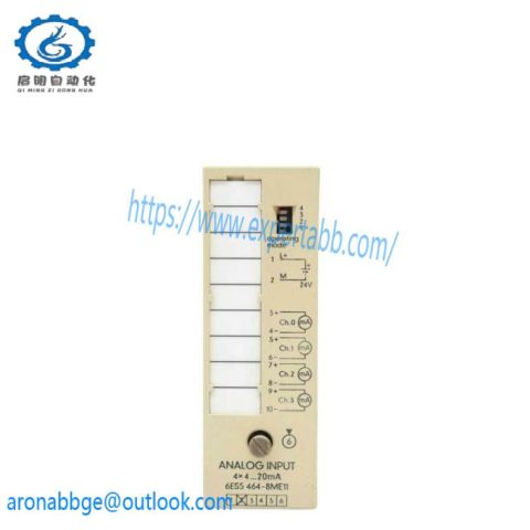 SIEMENS SIMATIC 6ES5464-8ME11 Analog Input Module: High-Frequency, Compact PLC System