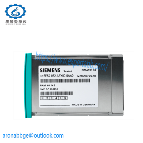 SIEMENS 6ES7952-1AL00-0AA0 RAM Memory Card: High Performance S7 Module for Industrial Control