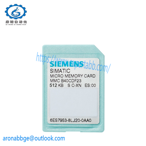 SIEMENS 6ES7953-8LF20-0AA0 Memory Card for Industrial Control