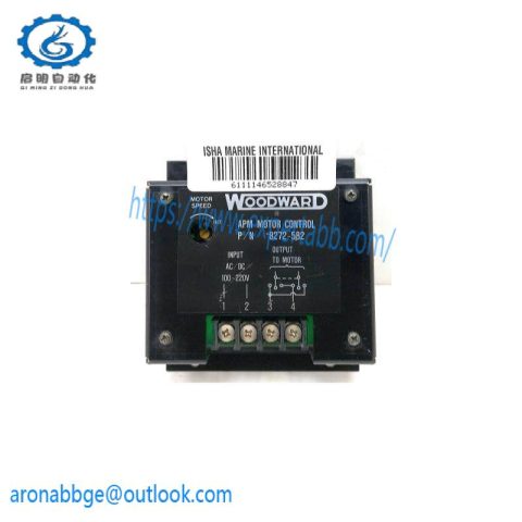 WOODWARD 8272-582 Speed Plate: Precision APM Motor Control System