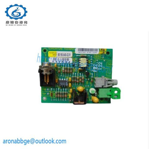 AB 80190-640-02-R Temperature Feedback Board, for precise industrial control systems