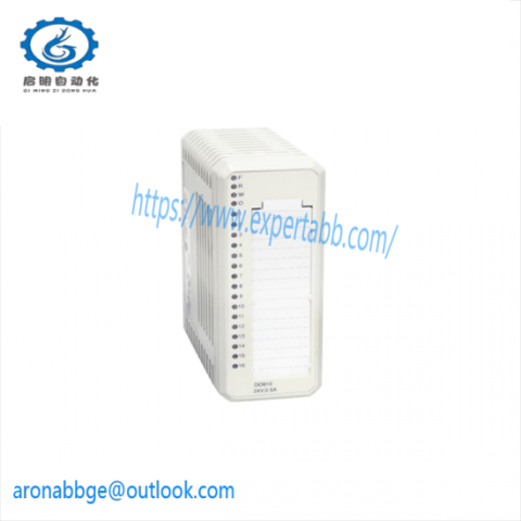 ABB 3BSE008510R1 D0810 - Digital Output Module for Industrial Automation, 24V, 16 Channels