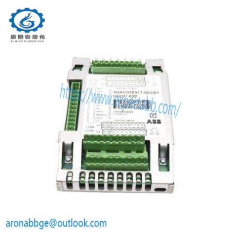 ABB DSQC652 | 3HAC025917-001/01 | I/O Unit, High-Performance Modular Automation Solution