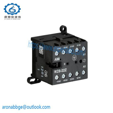 ABB KC6-22Z Mini Contactor Relay for 24VDC, Industrial Automation Solutions