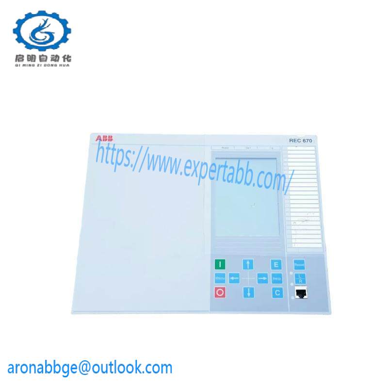 abb_rec670_1mrk000008-nb_rec670_bay_control_display.jpg ABB REC670 1MRK000008-NB: Advanced Bay Control Display, Designed for Industrial Automation