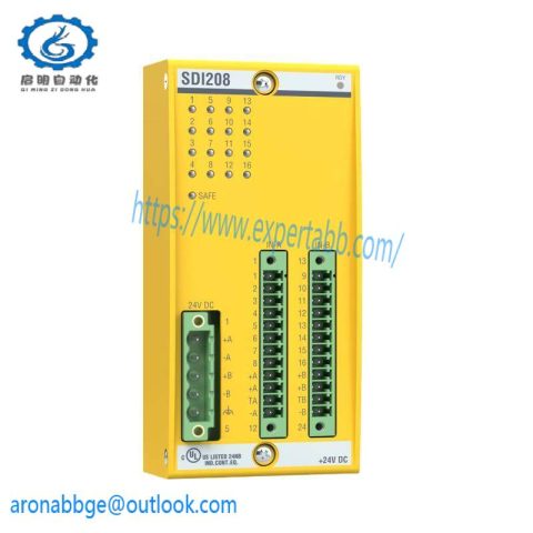 Bachmann SDI208 Safety Digital Input Module, Designed for Industrial Control Applications