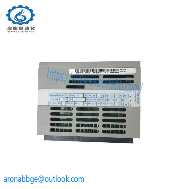 emerson_ovation_1c31197g05_analog_output_hart_card.jpg Emerson Ovation 1C31197G05: Advanced Analog Output Hart Card for Industrial Control Systems