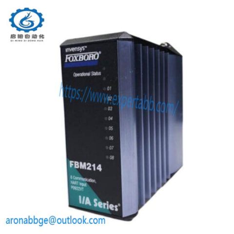 FOXBORO FBM214 P0914XQ: Advanced 8-Channel Communication Hart Input Module