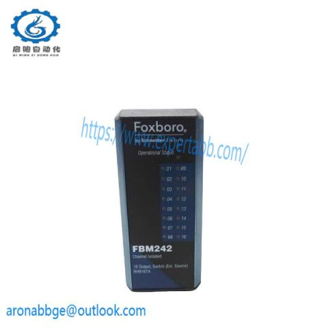 FOXBORO FBM242 RH916TA - Channel Isolated 16-Output Switch, Precision Control & Safety