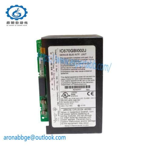 GE IC670GBI002 - Bus Interface Unit for Field I/O Control