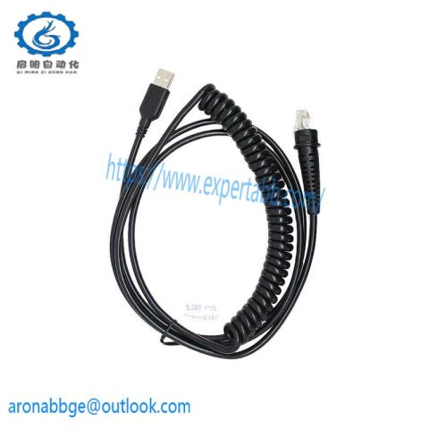 HONEYWELL 6582800030 Coiled USB Cable for Scanner - Industrial Grade, Efficient Data Transfer, Scan Ready