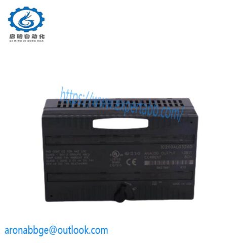 GE IC200ALG326D Analog Output Module - Precision Control in Industrial Automation