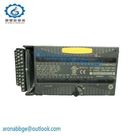 GE IC200MDD842J: High-Performance Mixed 24VDC Output ESCP Input Module