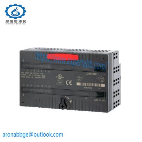 GE IC200MDL744 - 5 Volt Backplane Current Module