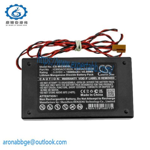 GE IC693ACC302A: Advanced Auxiliary Battery Module, Designed for Industrial Control Systems