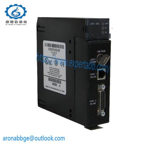 GE IC693CPU352: Single Slot CPU Module, Optimized for Industrial Automation