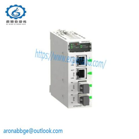 Schneider Electric BMXNRP0201 Fiber Optic Converter Module - Modicon M340 PLC Extension