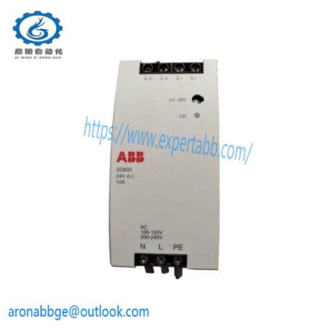 ABB SD833 3BSC610066R1 Power Supply, High-Performance Automation Solutions