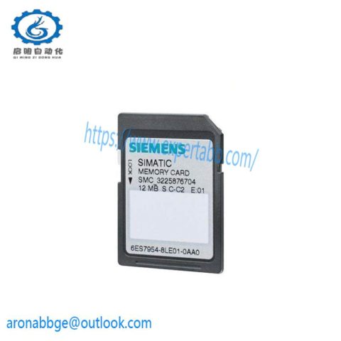 SIEMENS 6ES7954-8LE03-0AA0 Micro Memory Card, Designed for Efficient Control Systems