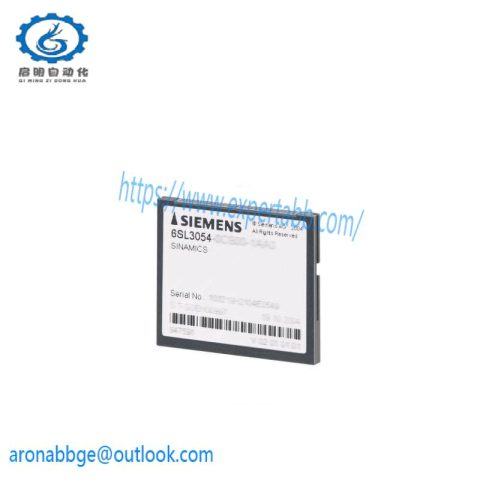 Siemens SINAMICS S120 CompactFlash card 6SL3054-0AA01-1AA0, Advanced Control Module for Industrial Automation