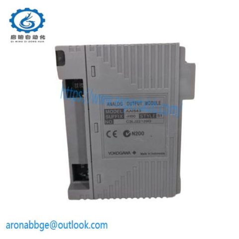 Yokogawa AAI543-H00 Analog Output Module: Precision Control in Industrial Automation