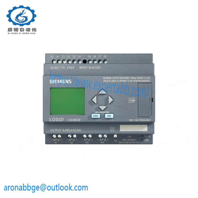 6ed1052-1md00-0ba7_siemens_logic_module_display_12_24vdc.jpeg SIEMENS 6ED1052-1MD00-0BA7: High-Performance Logic Module for 12/24VDC Applications