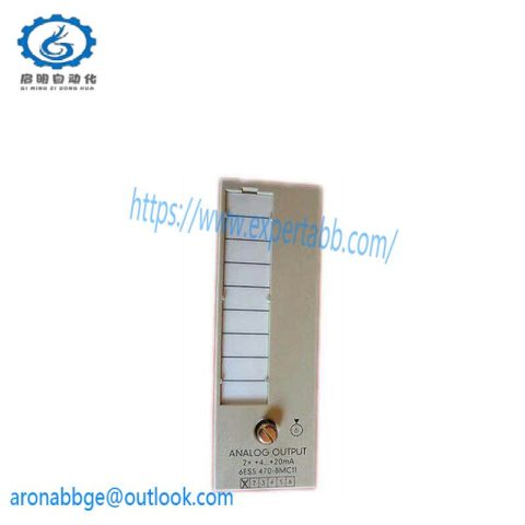 SIEMENS 6ES5470-8MC11 Analog Output Module - Precision Control for Industrial Automation