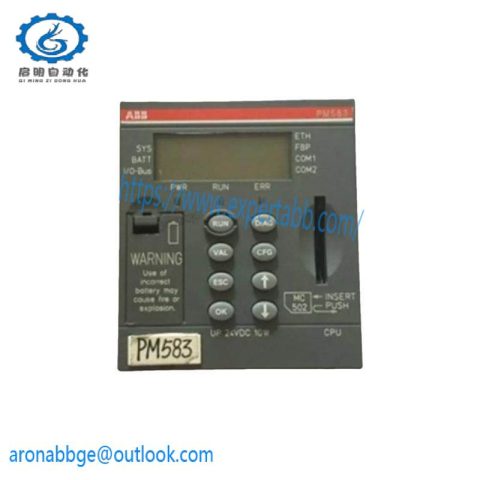 ABB AC500 CPU PM583-ETH: High Performance Modular Control System