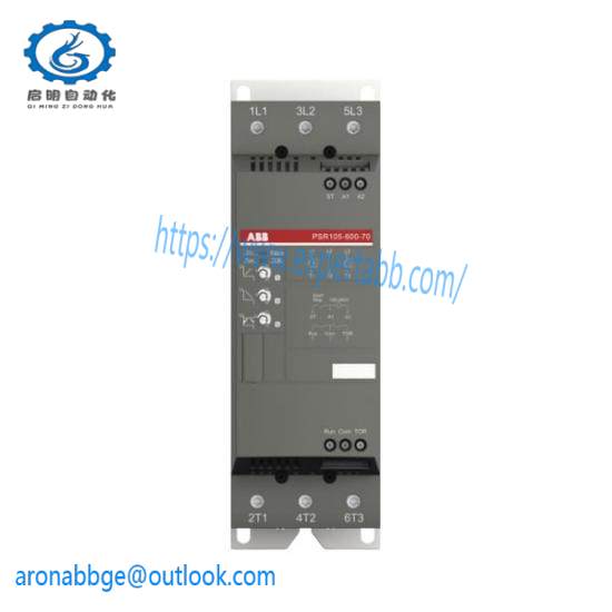 abb_psr105-600-70_soft_starter.jpg ABB PSR105-600-70 Soft Starter - Industrial Grade Motor Protection