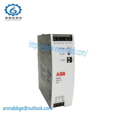 ABB SD853 3BSE088188R1 - High-Power, Reliable Industrial PLC Power Supply