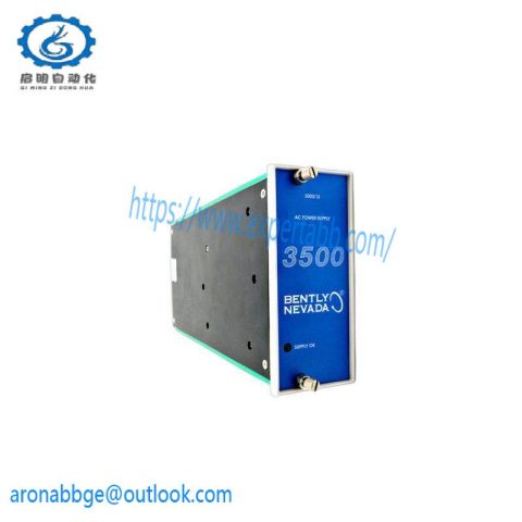 Bently Nevada 3500/15 AC 127610-01: Industrial AC Power Supply Module
