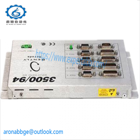 Bently Nevada 3500/94: High-Performance VGA Display Monitor for Industrial Control Systems
