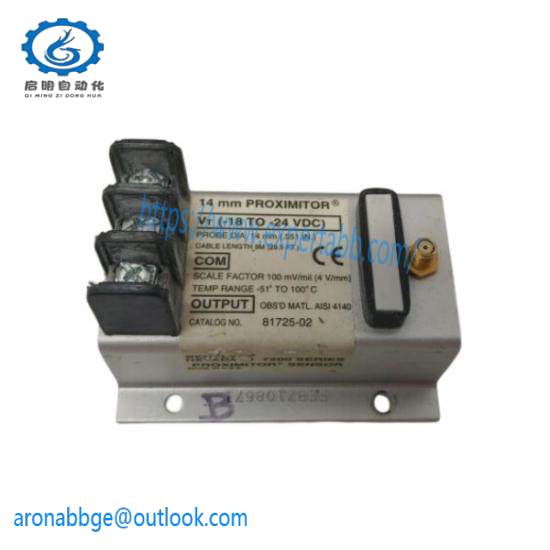 bently_nevada_81725-02_proximity_transducer.jpg Bently Nevada 81725-02 Proximity Transducer - Precision Monitoring for Industrial Automation
