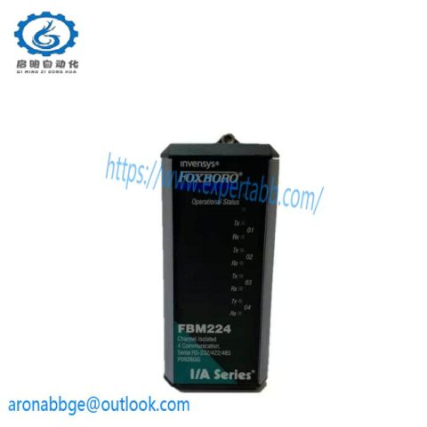 FOXBORO FBM224 Input Module Terminal Block, Industrial Control System Component