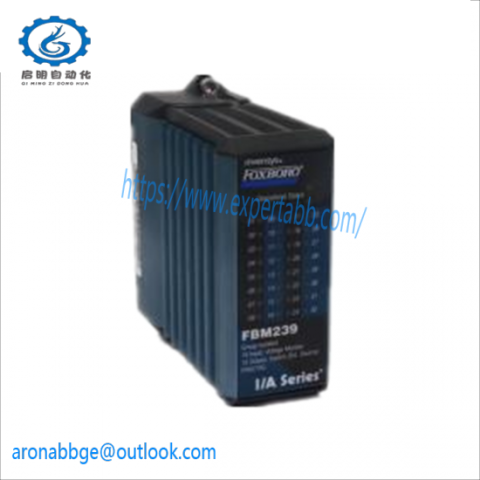 FOXBORO FBM239: Industrial Control Discrete Input/Output Module, Efficient 16DI/16DO for Automation Solutions