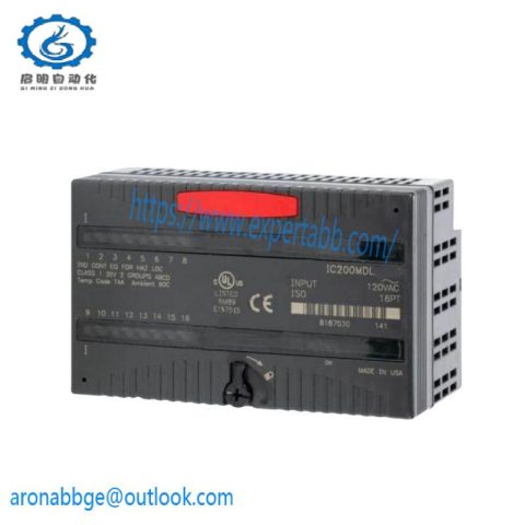 GE Industrial Control IC200MDL241 AC Input Module: 16-Point, 200 Characters