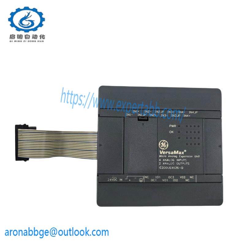 ic200uex626_ge_6_channel_analog_expansion_module.jpg GE IC200UEX626: 6-Channel Analog Expansion Module - Precision Control in Industrial Automation
