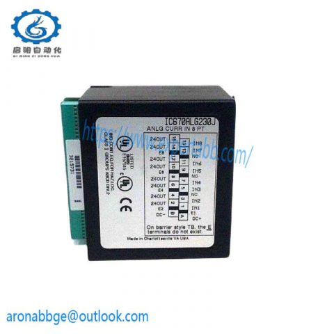 GE IC670ALG230 Analog Input Current 8 Channel Module - Precision Control for Industrial Automation
