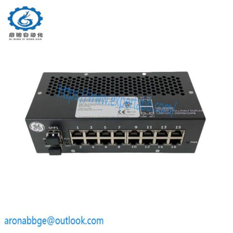 GE IS420ESWBH2A Industrial Ethernet / IONet Switch, Designed for Seamless Factory Automation