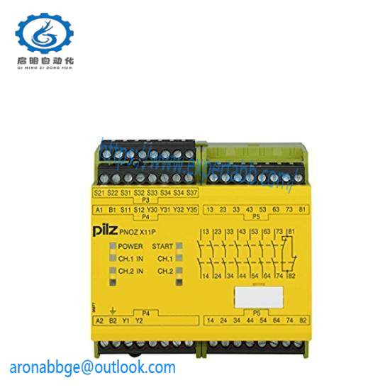 pilz_777080_safety_relay_24vac_24vdc.jpg PILZ 777080 Safety Relay: 24VAC 24VDC, Industrial Control Module