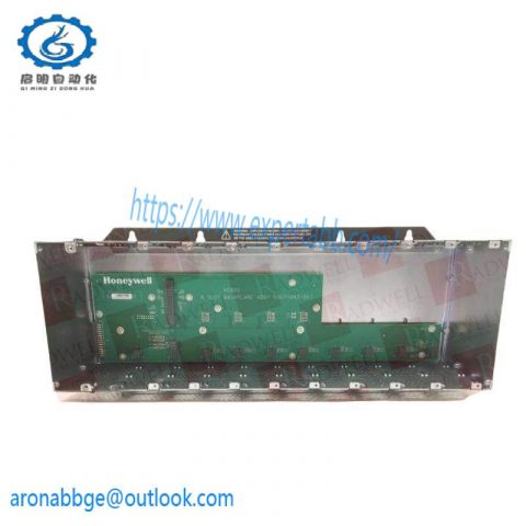 Honeywell 900R08R-0200 I/O Rack, 8 Slot, Red, Assembly