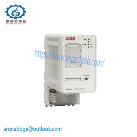 ABB TB820v2 Modulebus Cluster Modem - Redundant Optical Communication for Industrial Automation