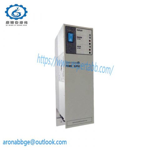 Emerson Ovation WH5-2FF 1X00416H01 Power Supply Module - Precision Engineered for Critical Operations
